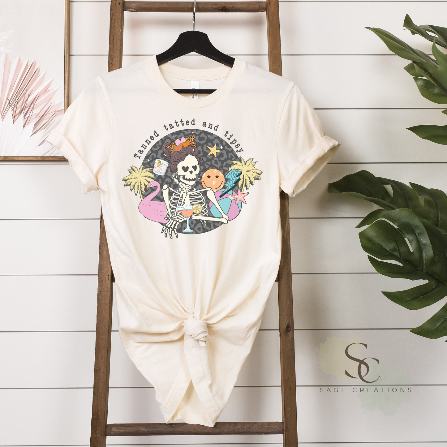 Tanned tatted and tipsy