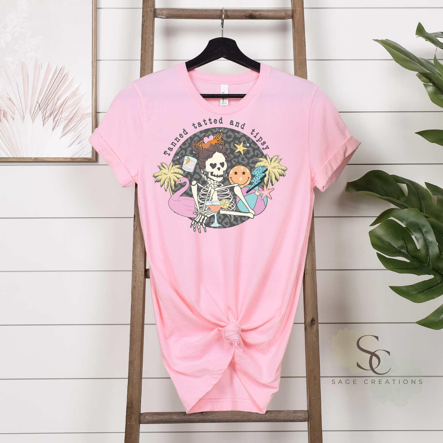 Tanned tatted and tipsy