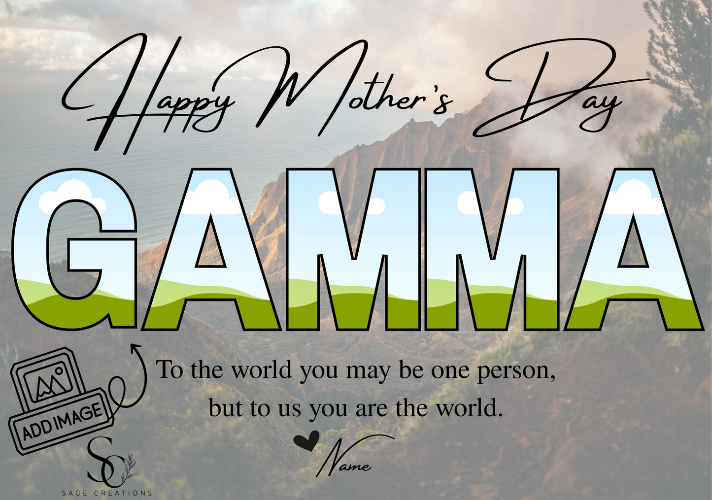 Glass Cutting Board - Mothers Day