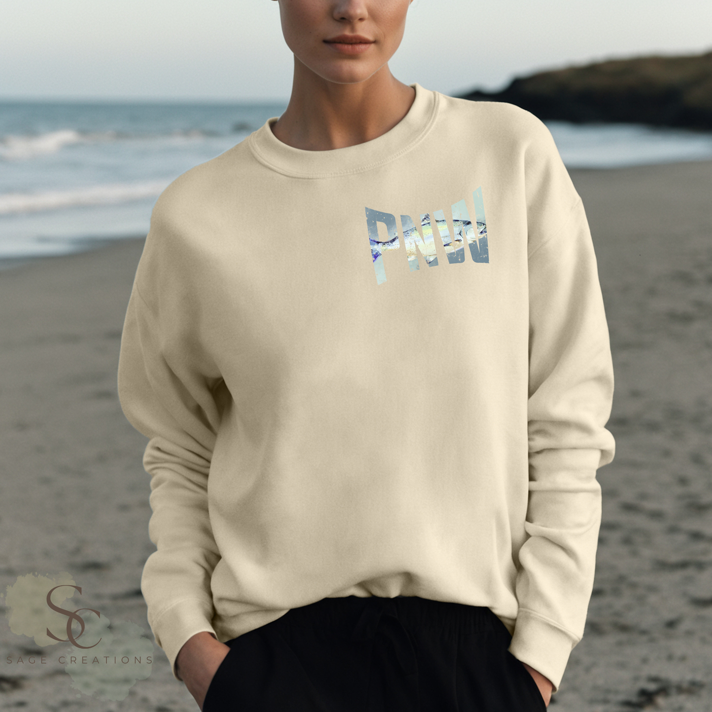 Salmon (muted) - RL - Front and Back