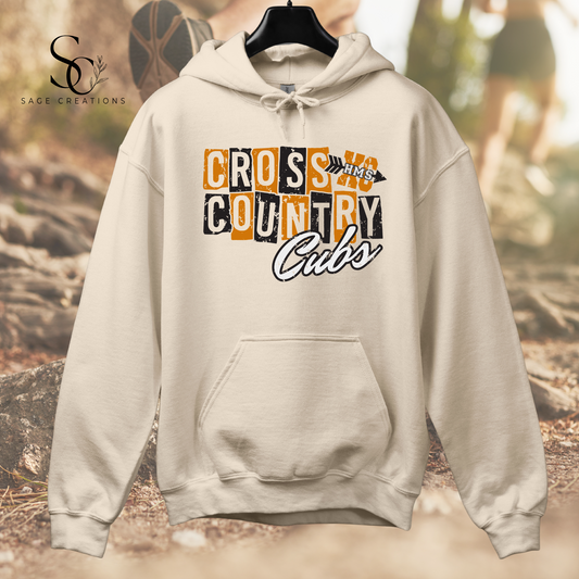 Muted Block Design - Cubs XC