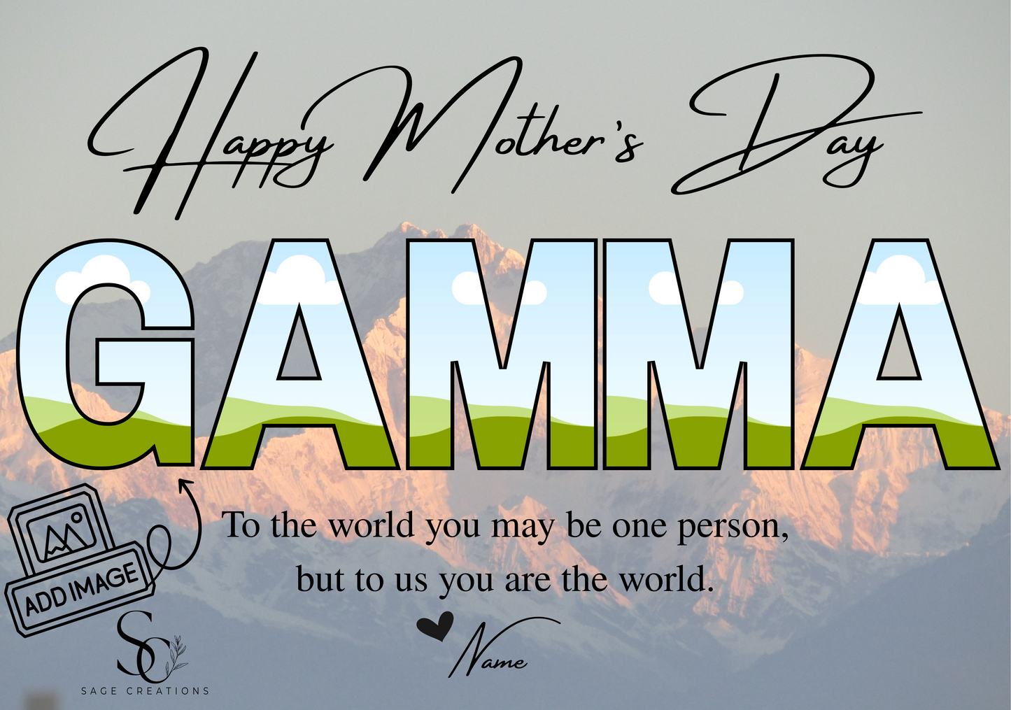 Glass Cutting Board - Mothers Day