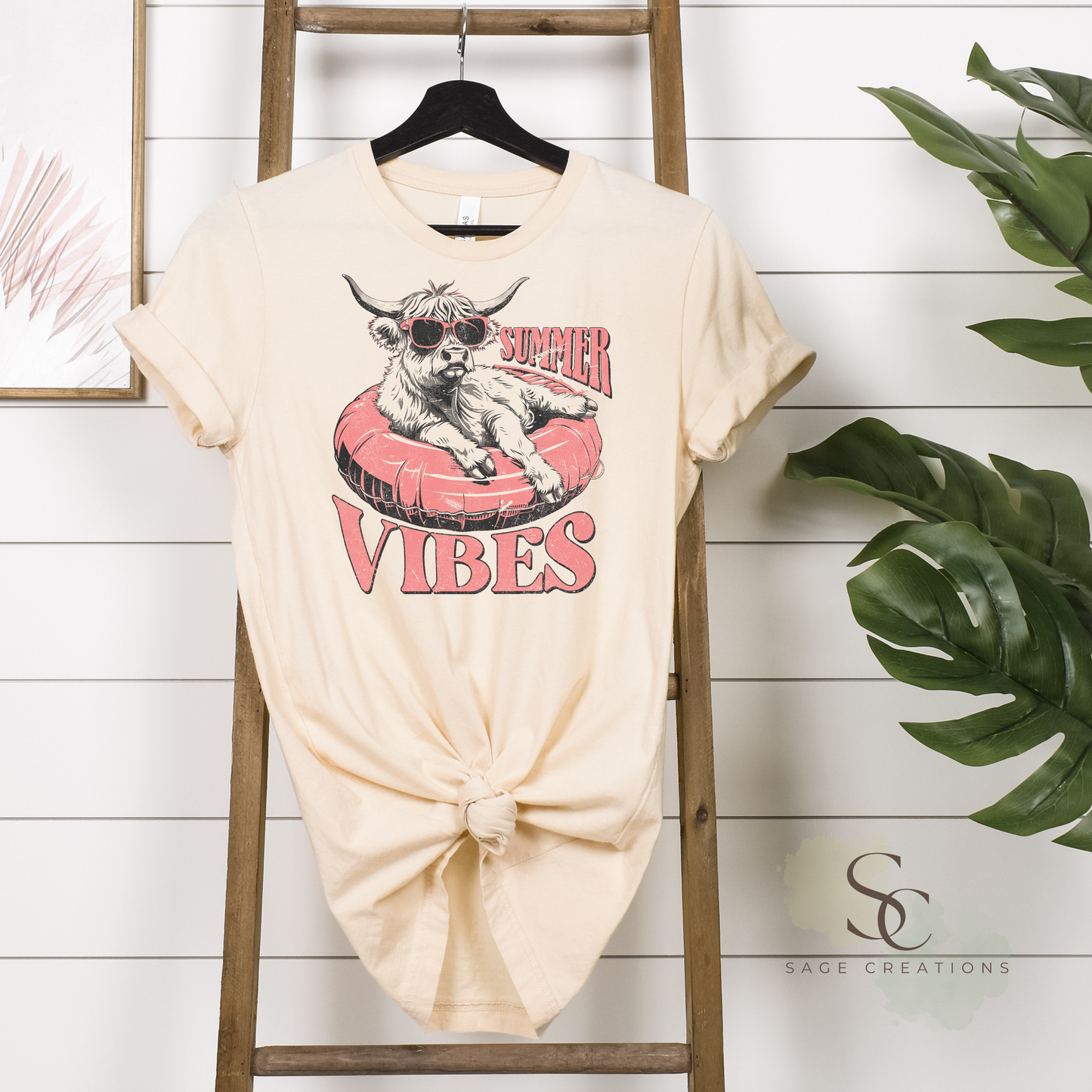 Summer Vibes - Highland Cow