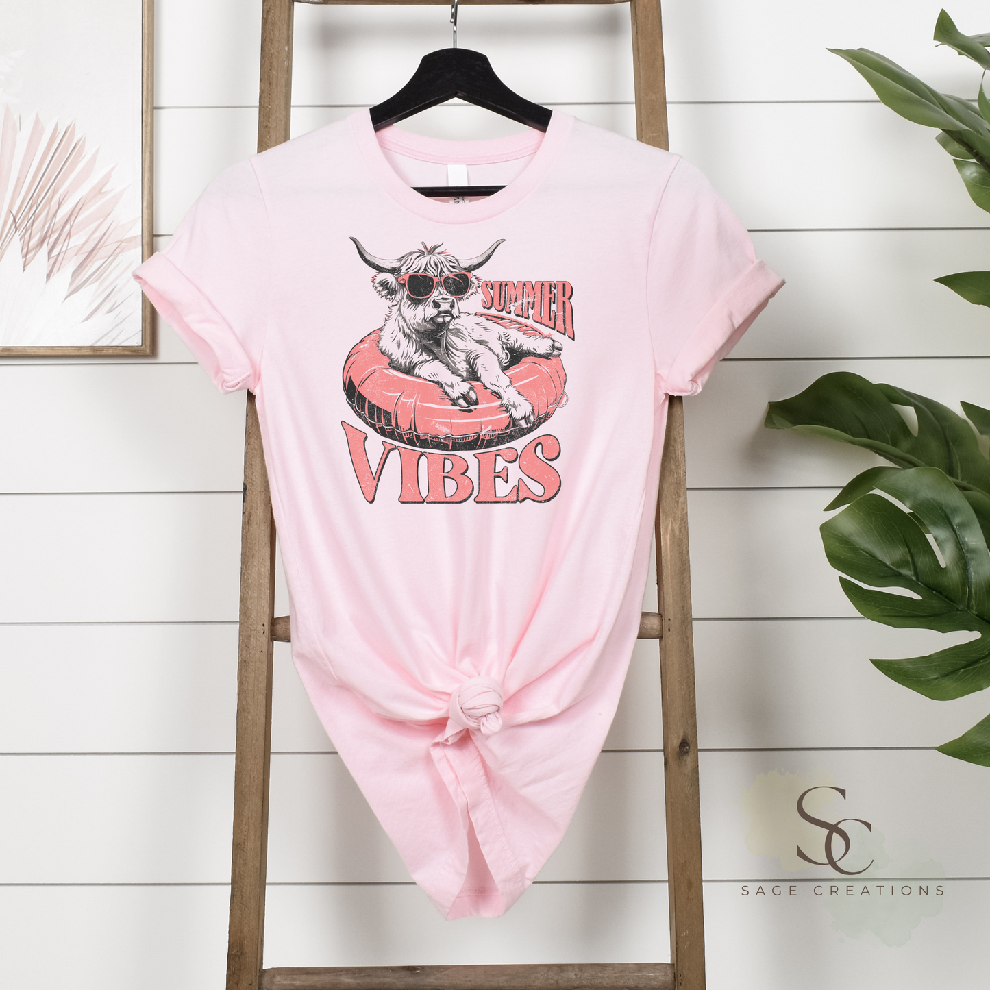 Summer Vibes - Highland Cow