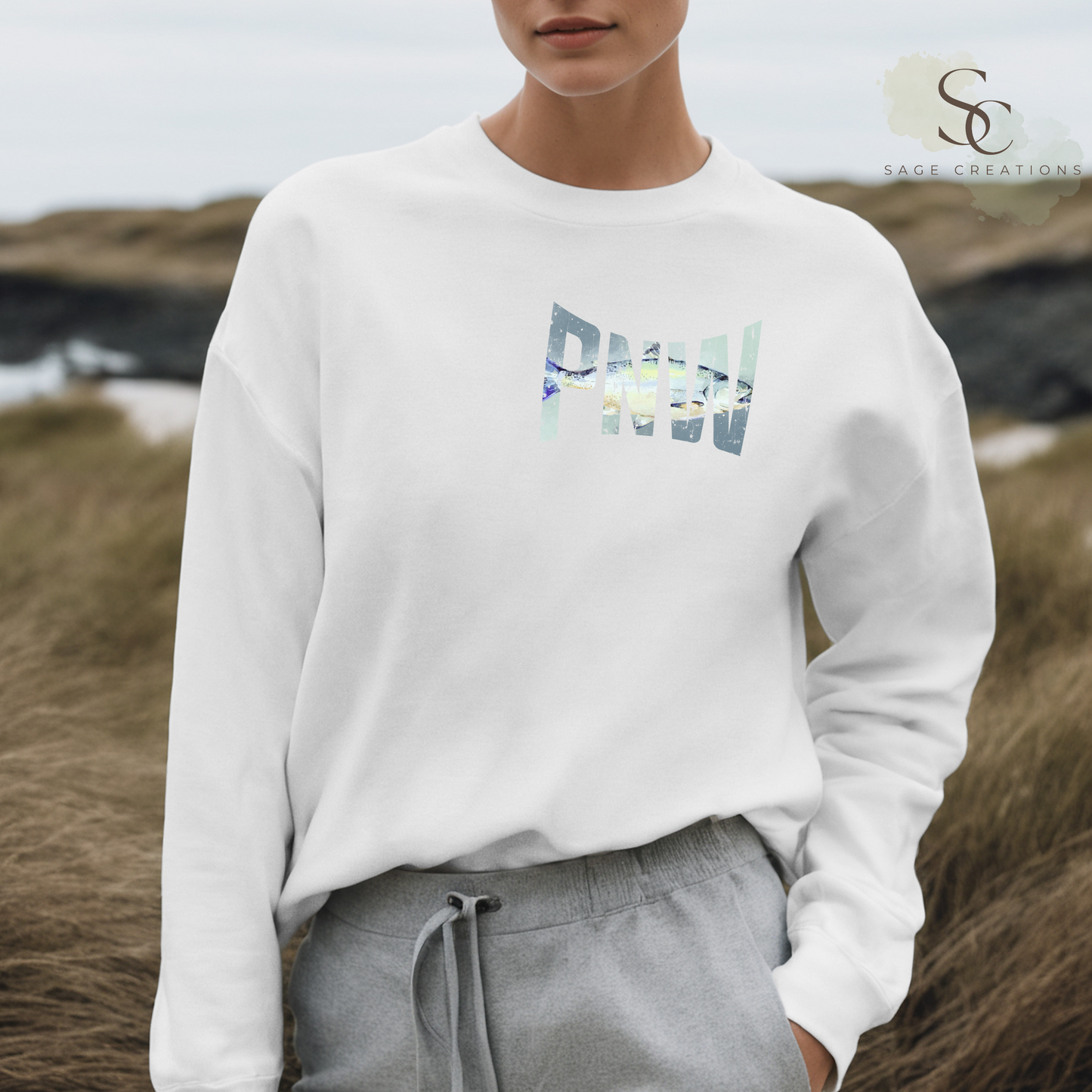 Salmon (muted) - RL - Front and Back