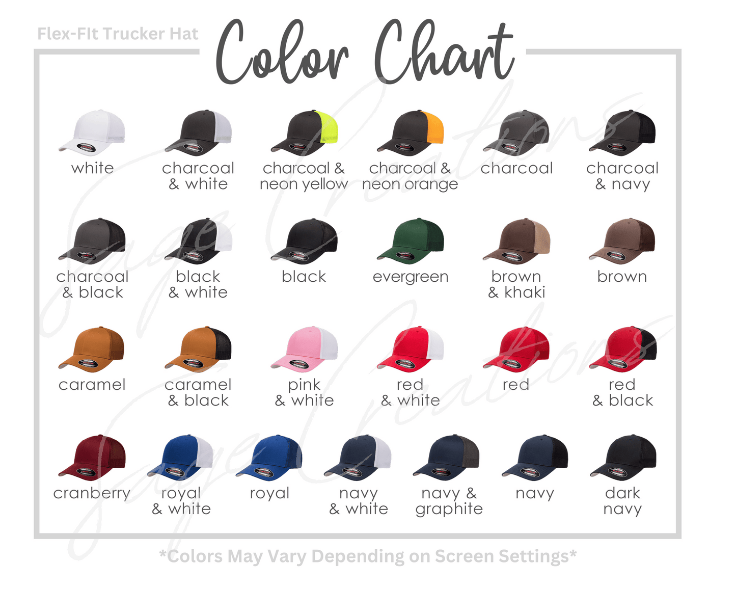 FlexFit Trucker - Color Options